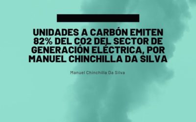 Unidades a carbón emiten 82% del CO2 del sector de generación eléctrica, por Manuel Chinchilla Da Silva